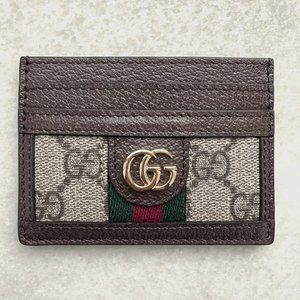 New Gucci Ophidia GG card holder